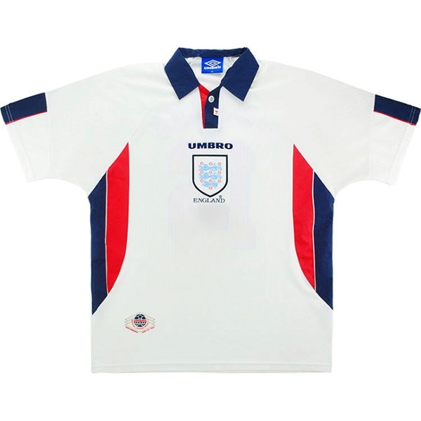 Tailandia Camiseta Inglaterra 1st Retro 1998 Blanco